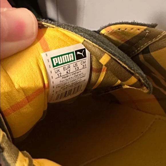 Puma Yellow and Orange Platform Men Fenty Deadstock - Picture 2 of 2